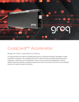 Product Spec Sheet - GroqCard™ Accelerator